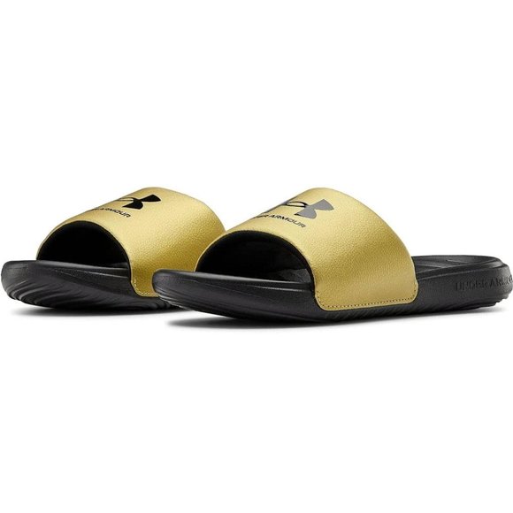 NWT Under Armour Women's UA Ansa Fixed Strap Slides Athletic Flip Flops 8 FF228 - Picture 1 of 3